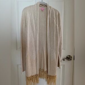Lilly Pulitzer Tatum Cardigan with Fringe